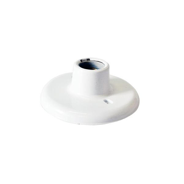 PLAFON PLAST 60W C/SOQ PORC VEMA BRANCO